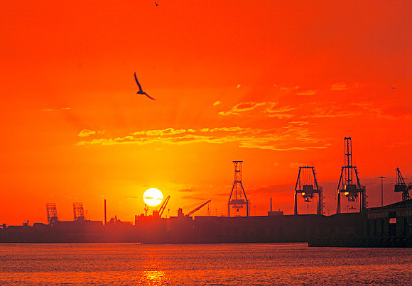 Cranes at Port of Melbourne