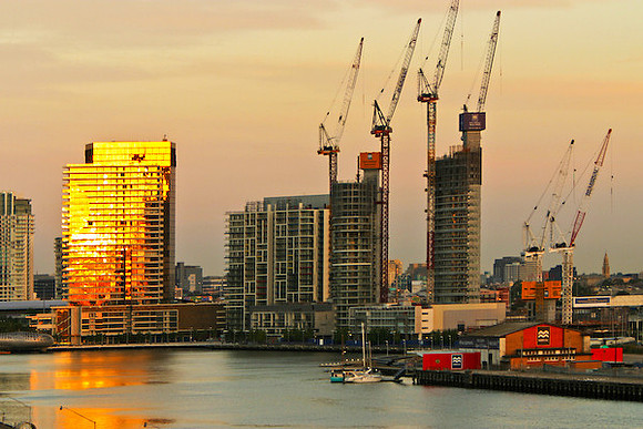 Cranes at Melbourne Docklands