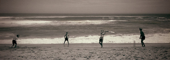 Beach cricket
