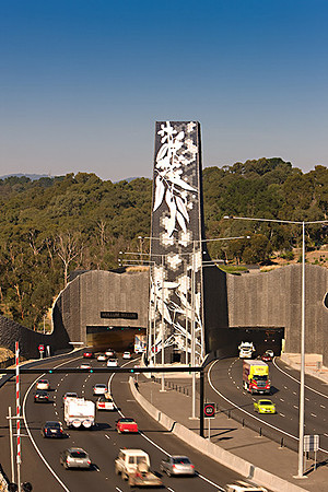 Traffic on Eastlink freeway system