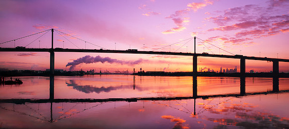 Westgate Bridge at dawn