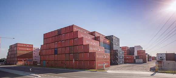 Port Melbourne containers