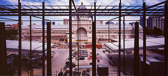 Melbourne Museum under construction