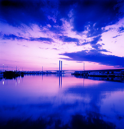 Bolte Bridge at sunset