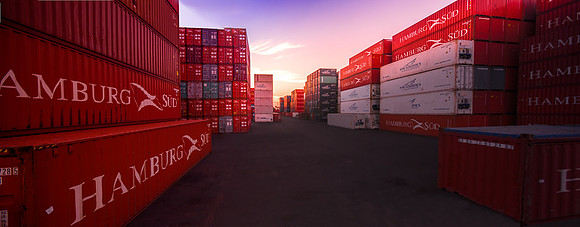 Port Melbourne containers