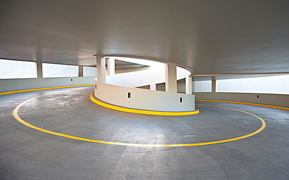 City car park interior
