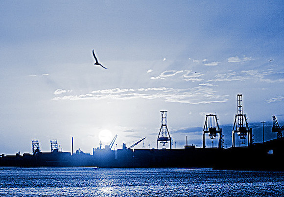 Cranes at Port of Melbourne