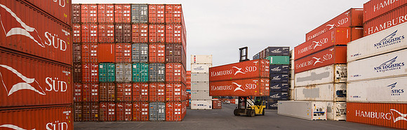 Port Melbourne containers