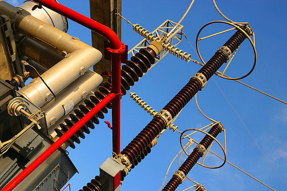 Electricity power generation plant, detail of transformers