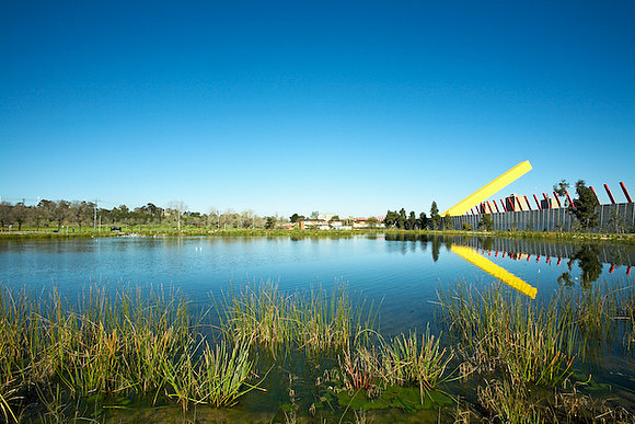 Urban landscaping at Royal Park, Melbourne